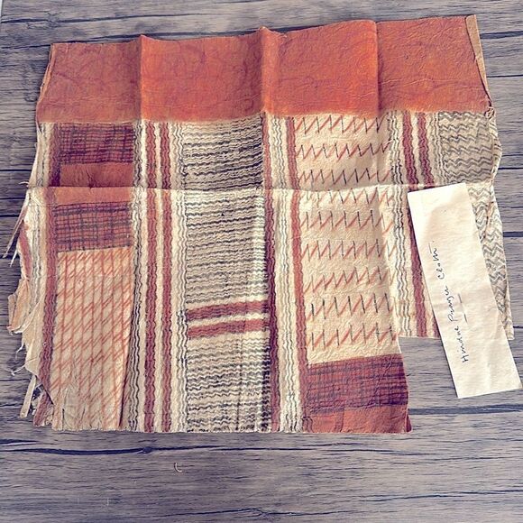 COPY - Antique Hindu Prayer Cloths in Handmade Box